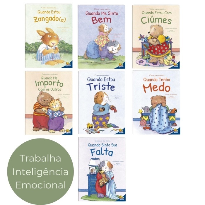 Kit com 7 Livros - Como Eu Me Sinto-Capa Mole