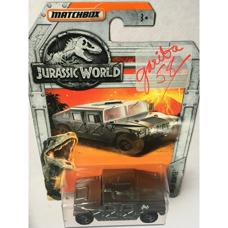 MATCHBOX INGEN HUMVEE HUMMER H1 2018 JURASSIC WORLD GARIBA58
