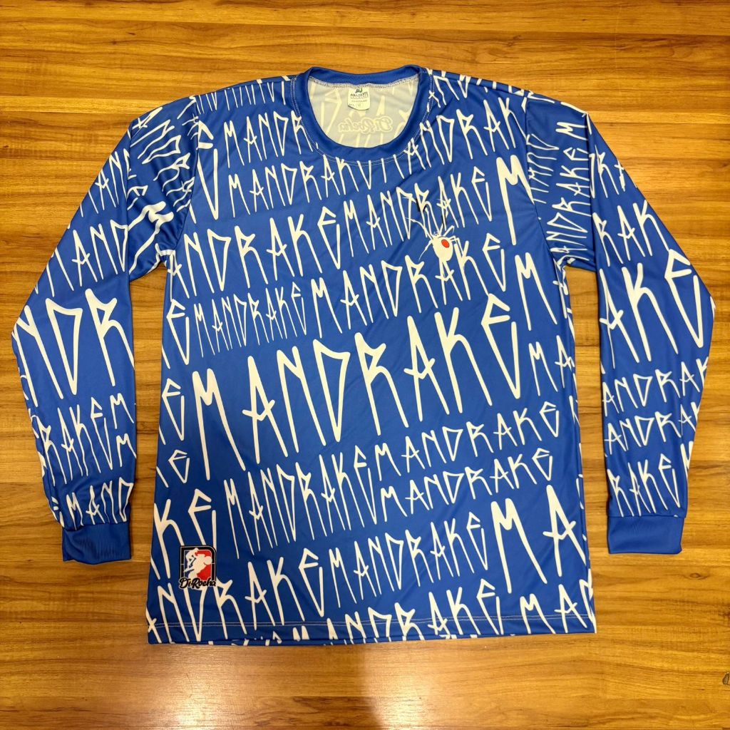 Dirocha Camisa Mandrake Azul Aranha Manga Longa Comprida Camiseta 244 Grau