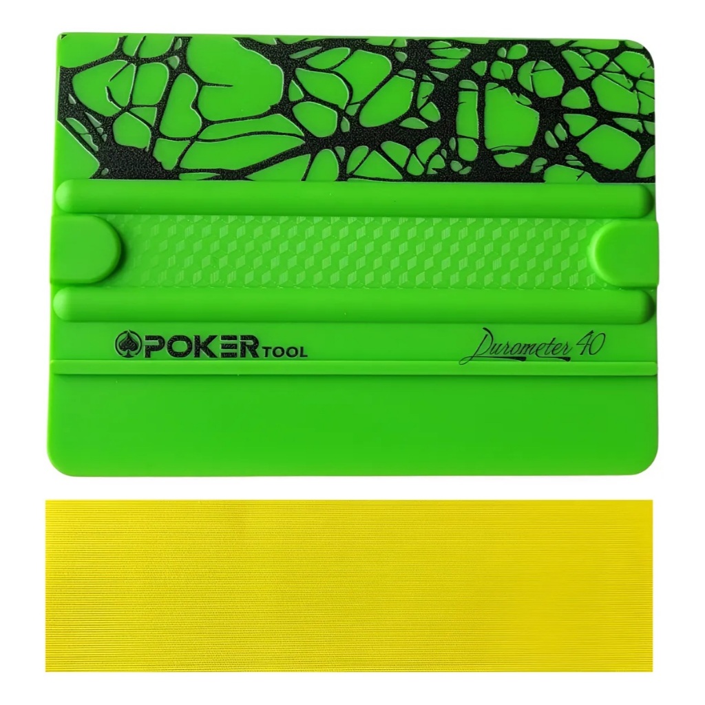 Espátula Magnética Envelopamento Verde Zap Poker Tool Feltro Verde