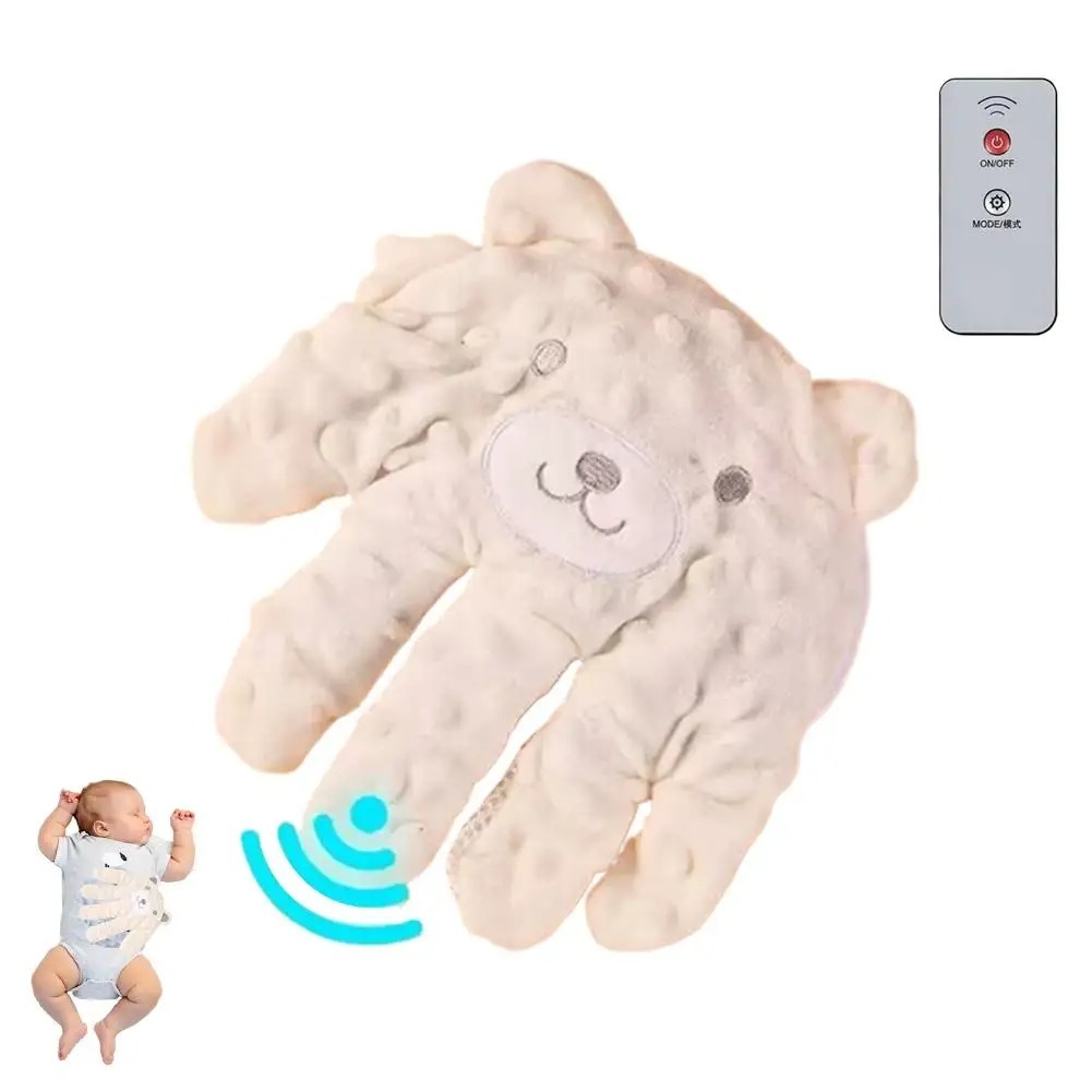 Almofada De Apoio Palma Dormir Bebê Calmante Brinquedo Recém Nascido Automático ref: D-2501