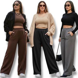 calça feminina pantalona calça feminina pandalona erro comum calça pantalona feminina cintura alta calça feminina ampla