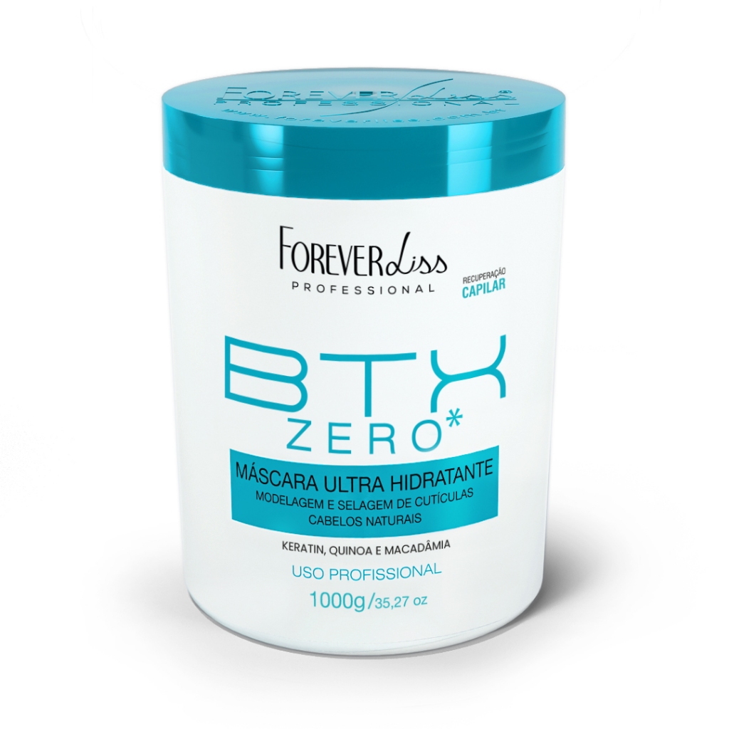 Máscara Btx Zero Forever Liss 1Kg em Oferta na Shopee