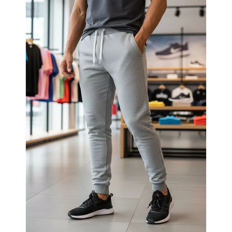 Calça Moletom Masculina Com Punho E Elastico Promoção