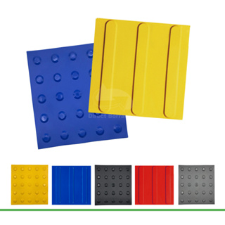 Piso Tátil PVC - kit 40 peças - PVC 25x25cm - Acessibilidade em Oferta na Shopee
