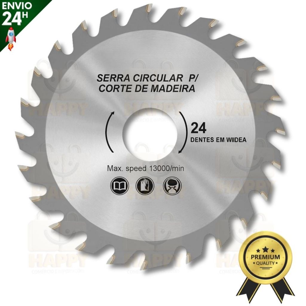 Disco de Serra Widea 110 mm 24 Dentes para Corte Preciso em Madeira em Oferta na Shopee