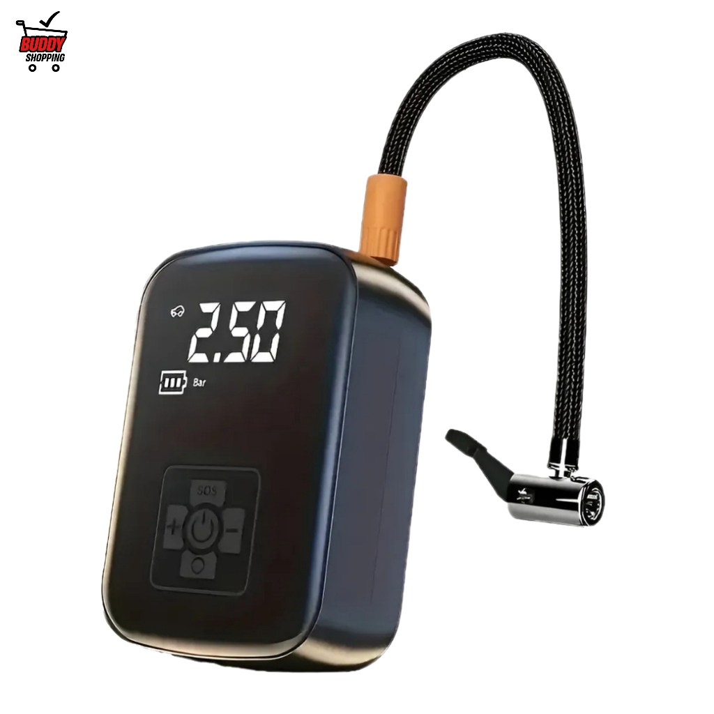 Bomba de Ar Elétrica Portátil ACO-15025 150PSI 25L/Min Recarregável para Carro Moto Bike Bola Novo em Oferta na Shopee