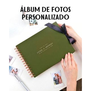 Álbum de fotos • Sketchbook personalizado colorido • Presente de Casamento e Namorados em Oferta na Shopee