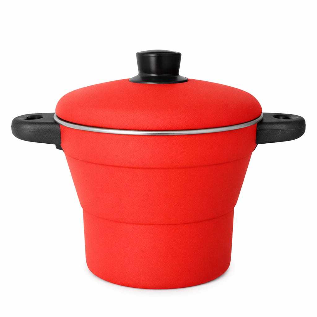 Cuscuzeiro De Alumínio Reforçado 18cm Panela Cuscuz Nordestino