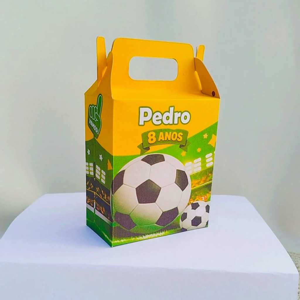 Caixa maleta Festa Personalizado FUTEBOL COPA DO MUNDO | Lembrancinhas | Caixinhas Personalizadas PEGUE MONTE