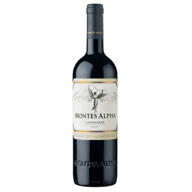Vinho Montes Alpha Carmenere Chileno Tinto 750ml em Oferta na Shopee
