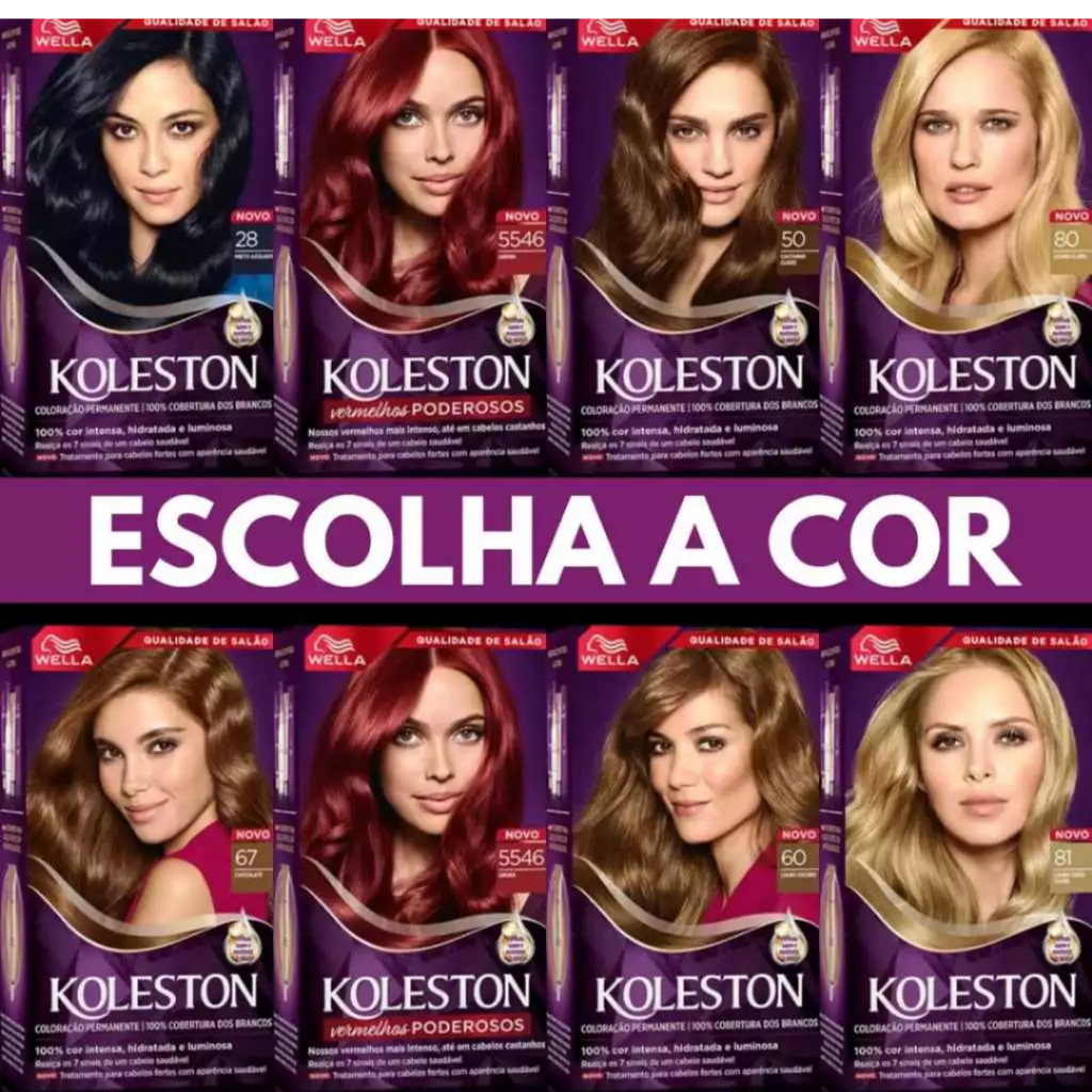 Tintura Koleston Escolha a Cor em Oferta na Shopee
