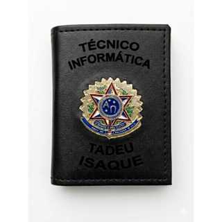 CARTEIRA PERSONALIZADA COM NOME E PROFISSÃO (ENVIAR DADOS NO CHAT) em Oferta na Shopee