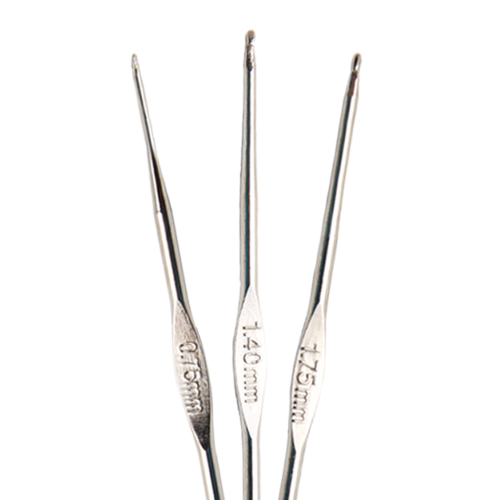 Agulha de Crochê Metal Finas em Oferta na Shopee