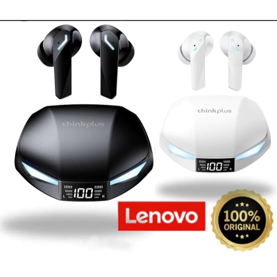 Fone de Ouvido Bluetooth Lenovo XT53 Original TWS GM2 PRO MAX ipx4 Som HiFi Estojo c Display Digital