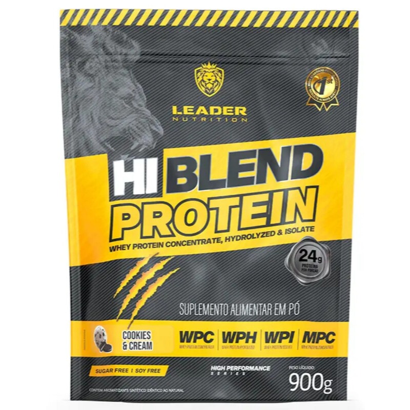 Whey Hi-Blend Protein -Cookies and Cream 900g - Leader Nutrition