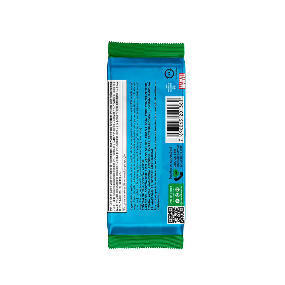 Rolinho Spider Man Wafer Leite Zero Açúcar Disney 25G · foto 2