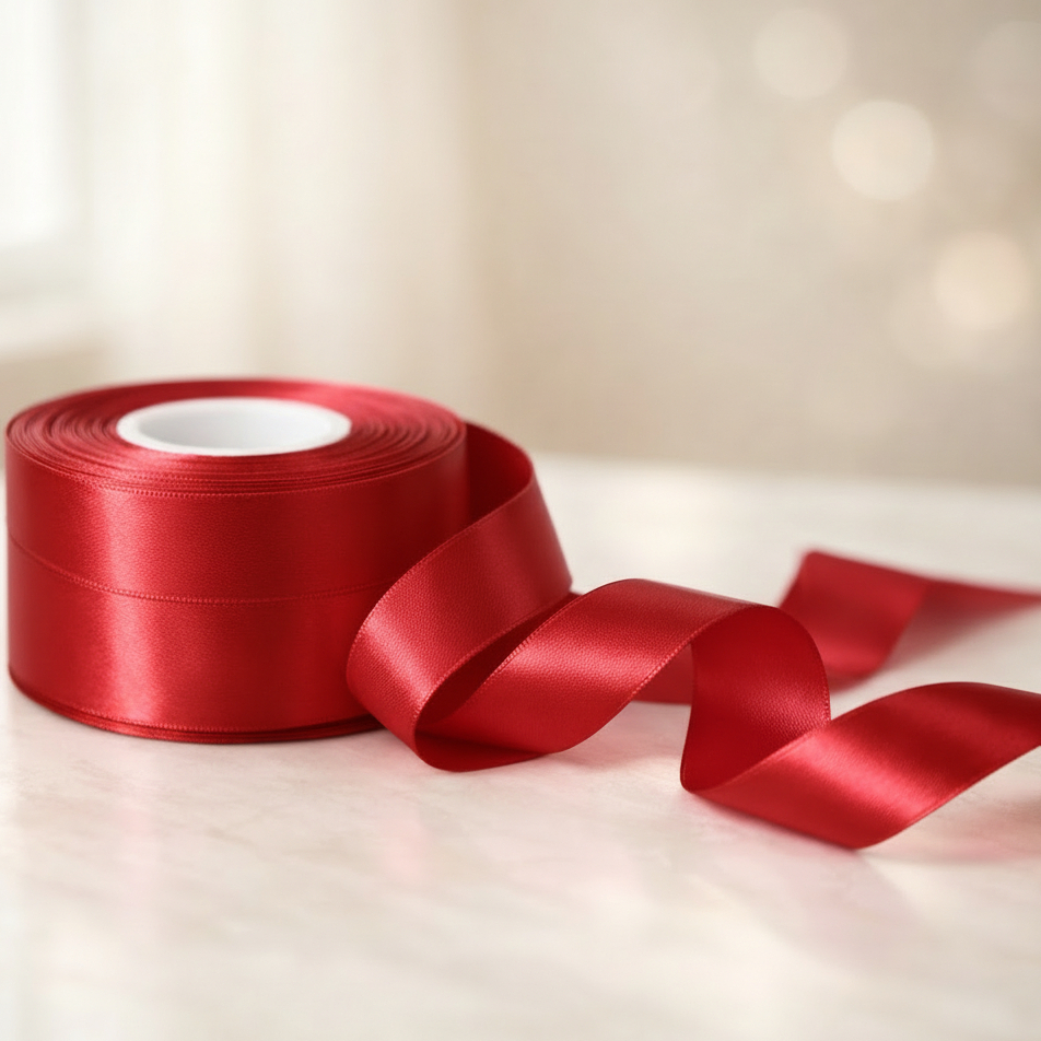 Fita Cetim nº 05 - 50 metros  22mm - Aviamento Laço Lembrancinha Luxo Casamento Festa Batizado