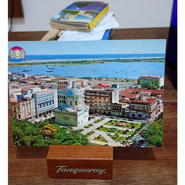 Cartão Postal Antigo - Plaza de la Independecia - Paraguay