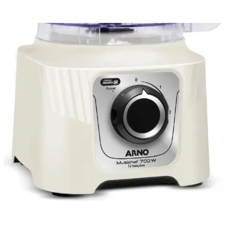 Motor + Carcaça Multiprocessador Arno Multichef 16 funções Mp62 Marfim 127V