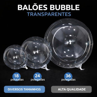 Balão Bubble Transparente 18 e 24  Polegadas Cristal Para Festas Decoração em Oferta na Shopee