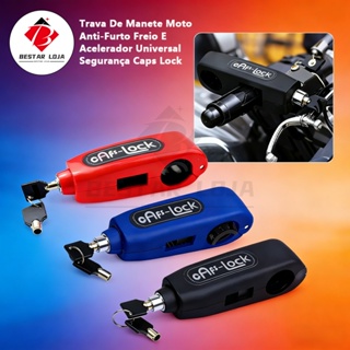 BESTAR LOJA Trava De Manete Moto Anti-Furto Freio E Acelerador Universal Segurança Caps Lock em Oferta na Shopee