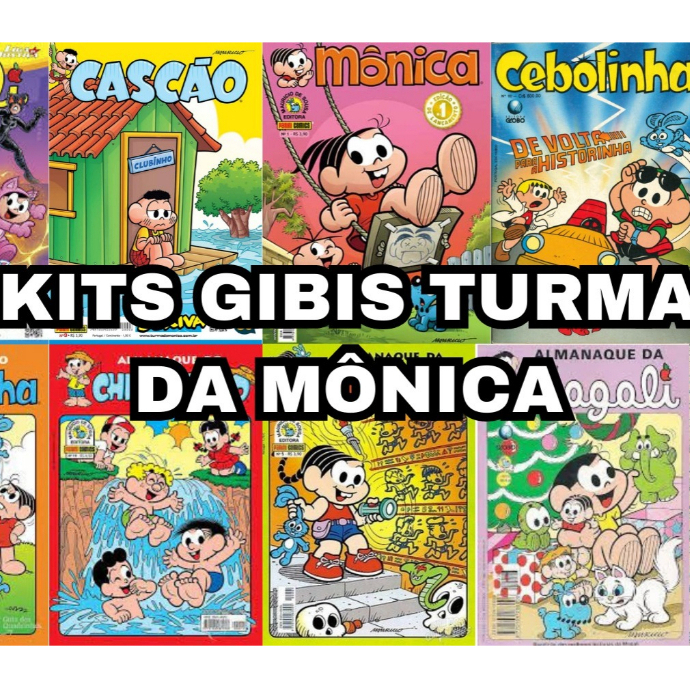 Turma da Mônica - Quadrinhos: Gibis, Almanaques (Variados) Cascão, Cebolinha, Magali, Chico Bento