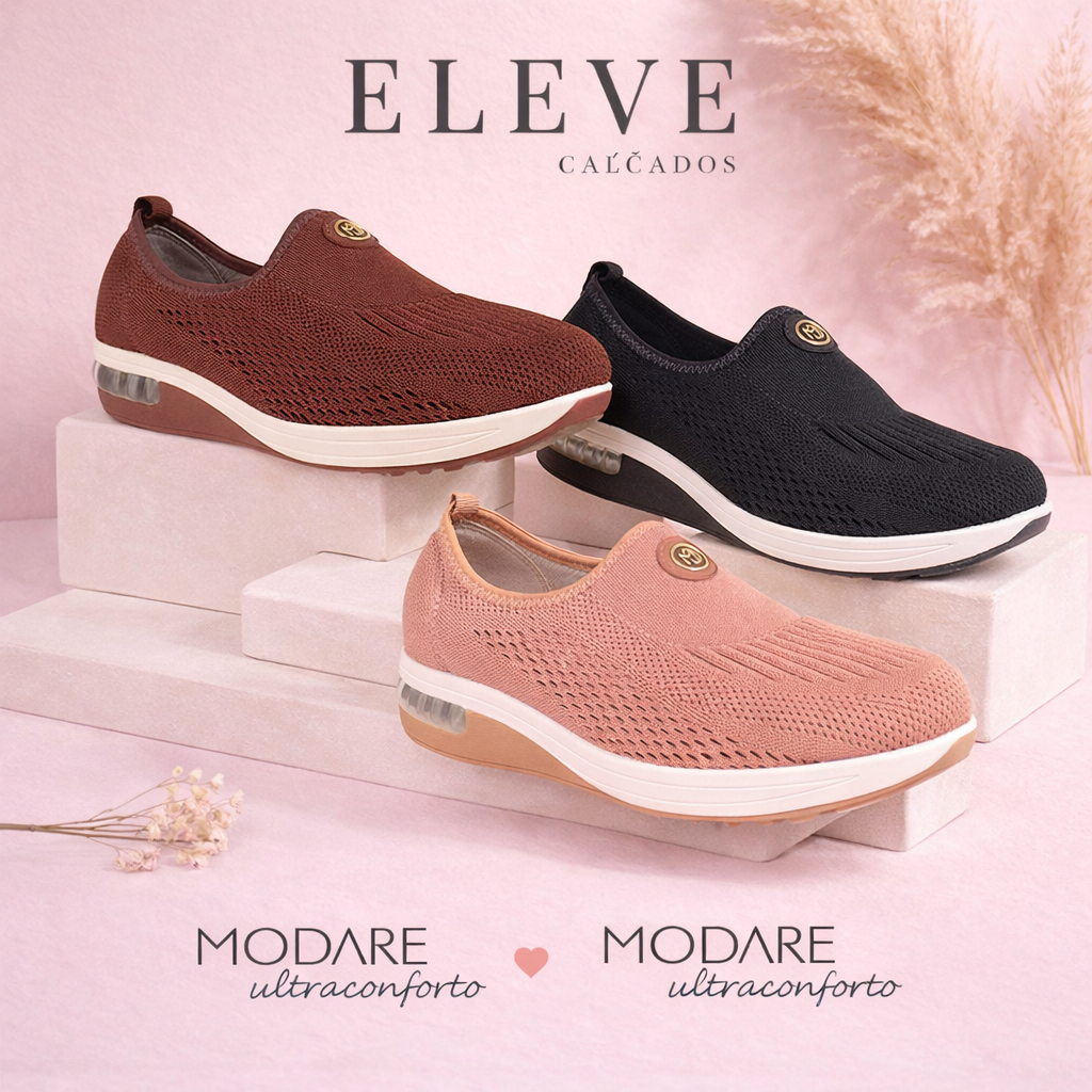 Tênis Modare Ultra Conforto Ortopedico Gel Tech Esporão/Fascite em Oferta na Shopee