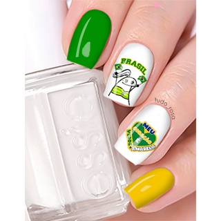 12 peliculas de unha BRASIL FLORK copa 2026 em Oferta na Shopee