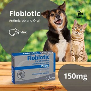 Flobiotic Antibiótico 150mg Cães Gatos 10 Comprimidos em Oferta na Shopee