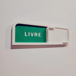 Placa Porta Livre Ocupado Sala Reunião Sinalização