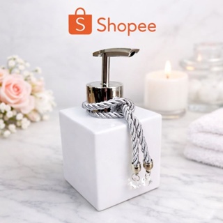 Saboneteira/ Porta Sabonete Líquido Quadrada Branca 250ml Com Válvula Luxo Prime em Oferta na Shopee