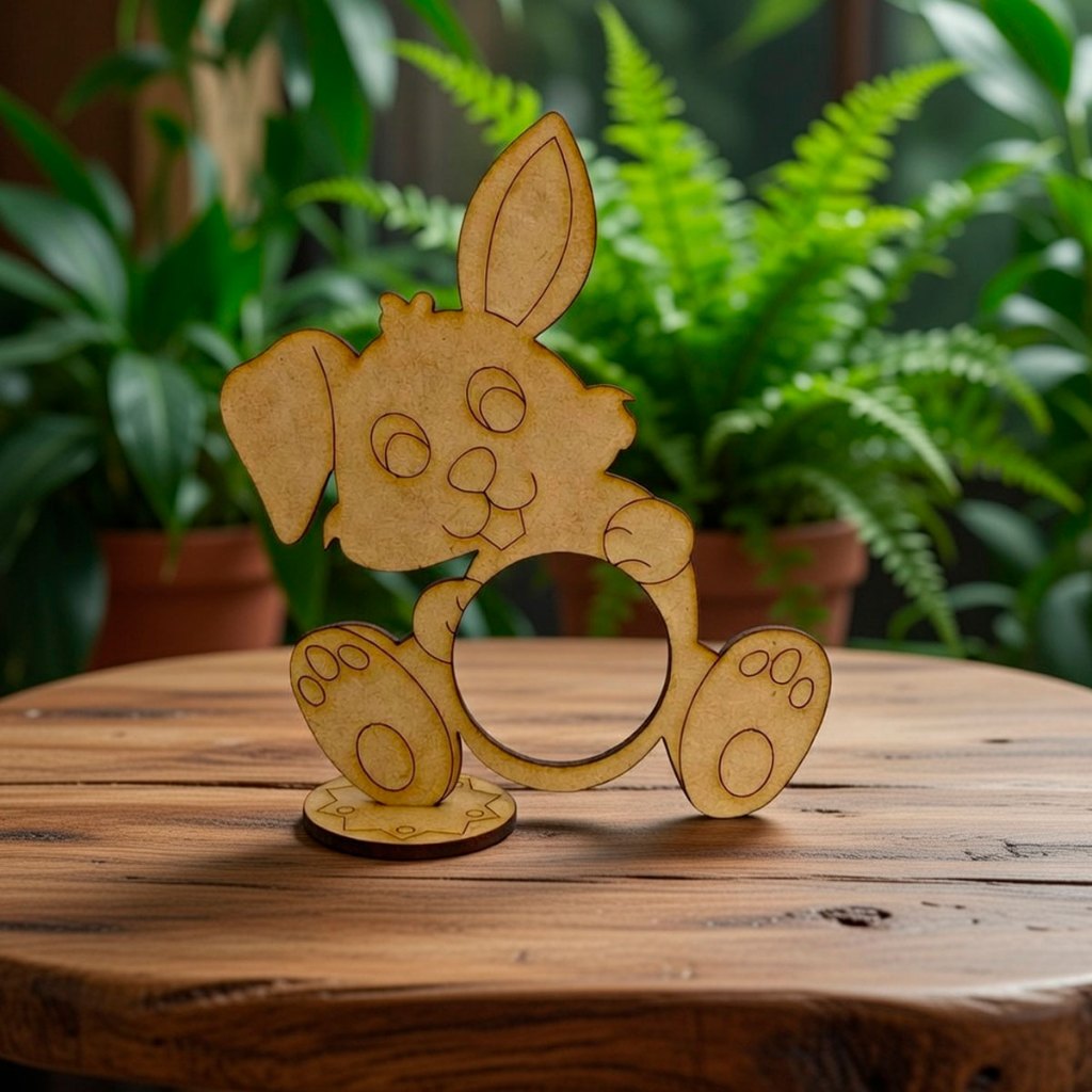 Kit 50 Und. Lembrancinha Porta Bombom Páscoa Chocolate Coelho MDF em Oferta na Shopee