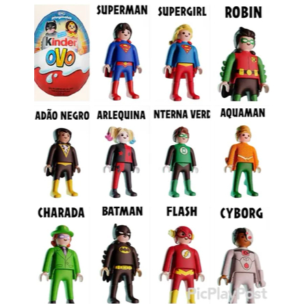 Kinder Ovo DC Playmobil - Brinquedos Colecionáveis