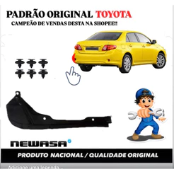 PARA BARRO ASA DE URUBU TRASEIRA COROLLA 2009 2010 2011 2012 2013 2014