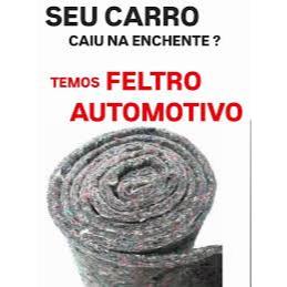 Feltro COM COLA OU SEM COLA Protetor de Assoalho Automotivo anti ruído 1m De Largura