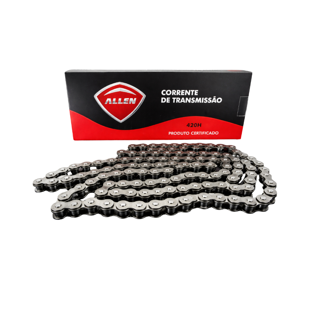 Corrente 420H x 110 Elos para Bike Motorizada Moskito 80cc