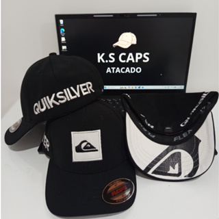Boné Quik Silver Flex Fit Fechado JUVENIL (P). em Oferta na Shopee