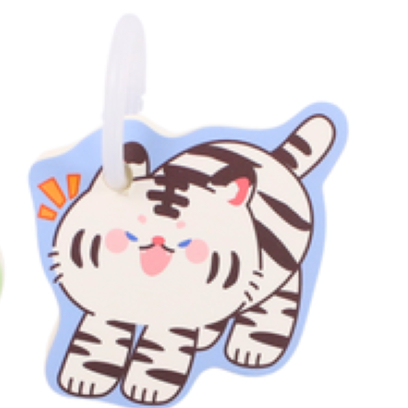Bloco de Notas Fofo Tigre com Argola | Mini Caderninho de Anotações | Papelaria Fofa