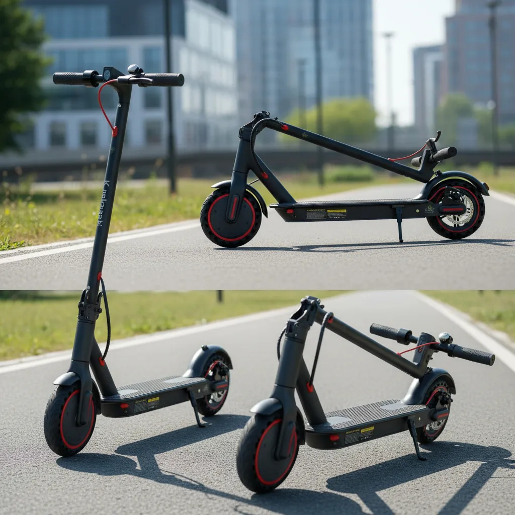 Patinete Elétrico Adulto 30km/h Dobrável Scooter Elétrica Portátil Alta Potência