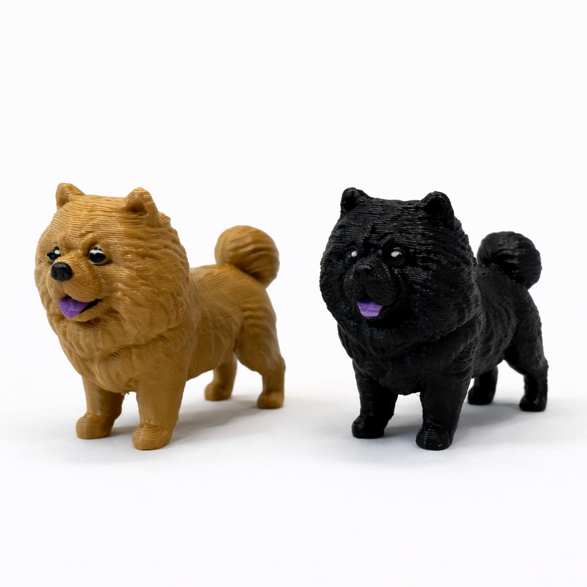 Chow Chow - Cachorro Miniatura - Seu Pet em Miniatura - Decoração e Chaveiro em Oferta na Shopee