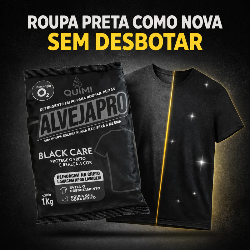 Proteja suas roupas pretas! 🖤 42% OFF