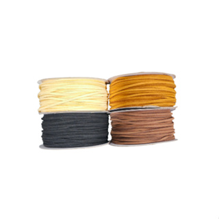 Fio Camurça Suede 3mm para Pulseiras e Artesanato | Cordão Tipo Couro 5m|10m|50m em Oferta na Shopee