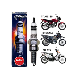 Vela Ignição Iridium CPR8EAIX9 NXR Bros Titan Fan 150 160 XRE 190 NMax 160 2004 A 2023 NGK