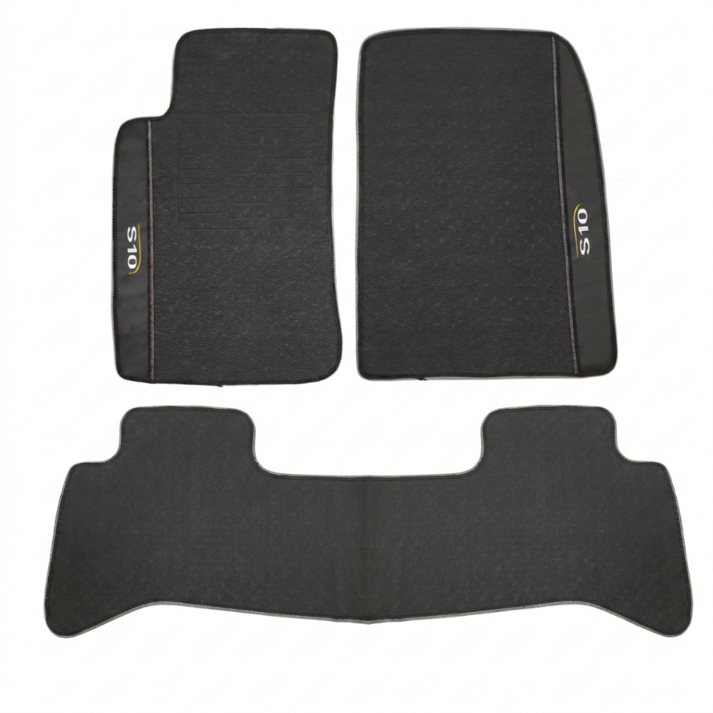 Tapete S10 Cabine Dupla Borracha Impermeável Tapete S10 Resistente Tapete Para S10 2019 a 2026