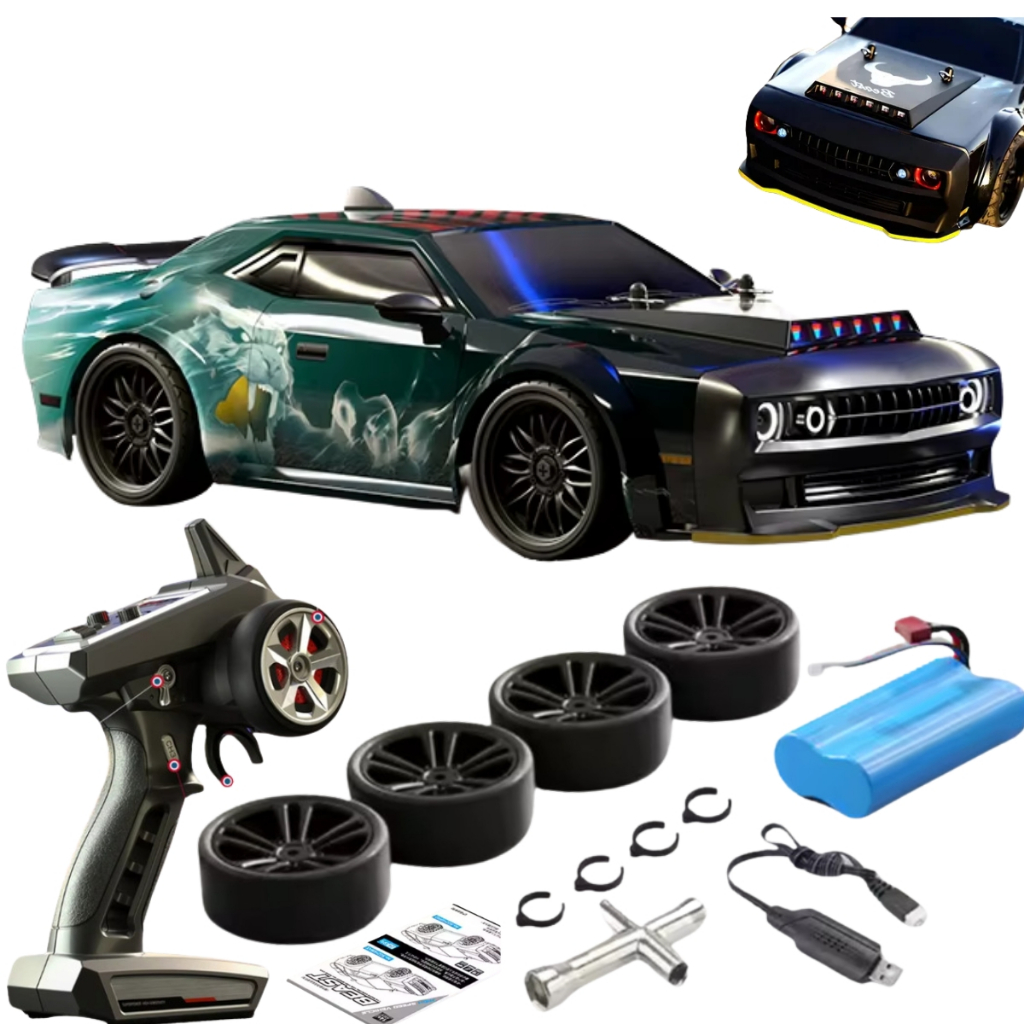 Carrinho Controle Remoto Drift 4x4 Sg216 Pro Grande + Rodas