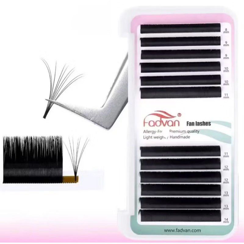 Extensões de Cílios Fadvan - Easy Fanning Auto Fan Blooming Flare volume russo