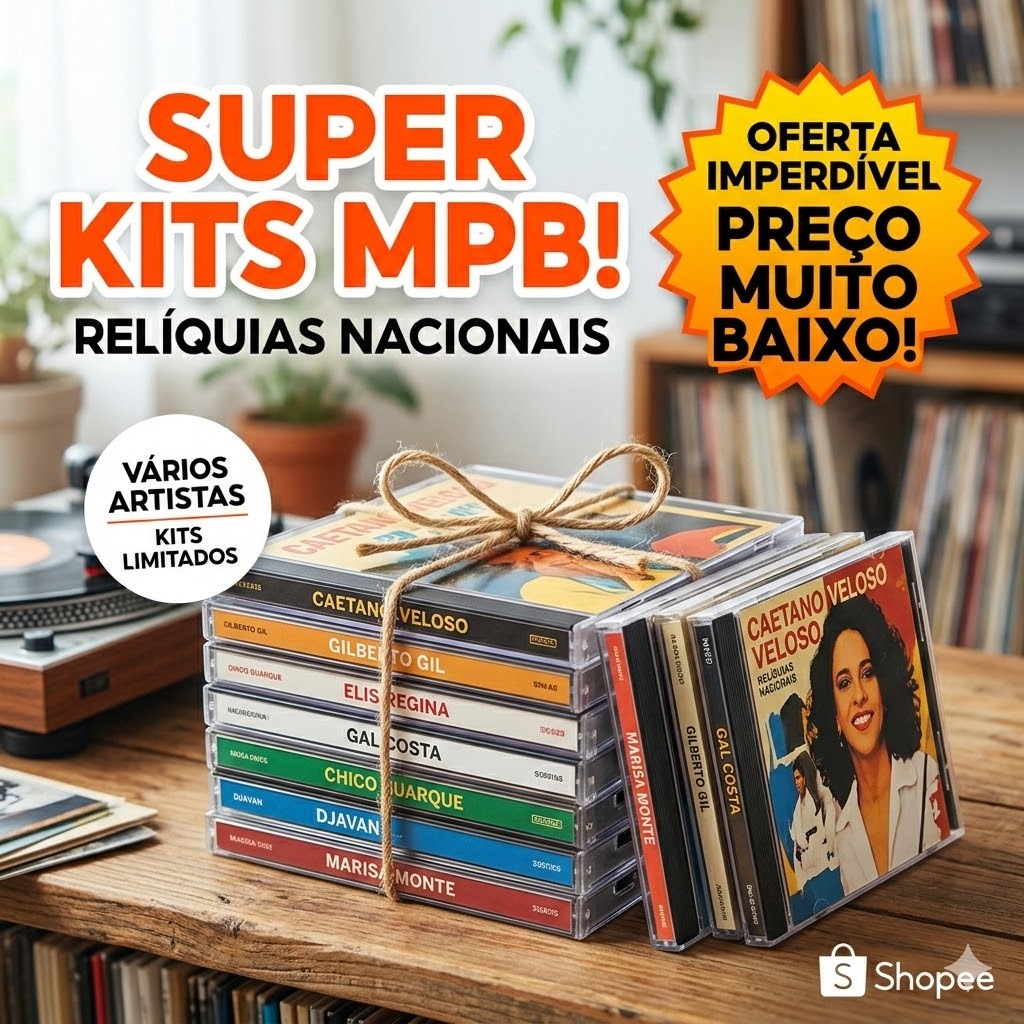 Cds o Melhores do Mpb no Menor Preço Chico Buarque, Raul Seixas, Marisa Monte, Caetano Veloso,