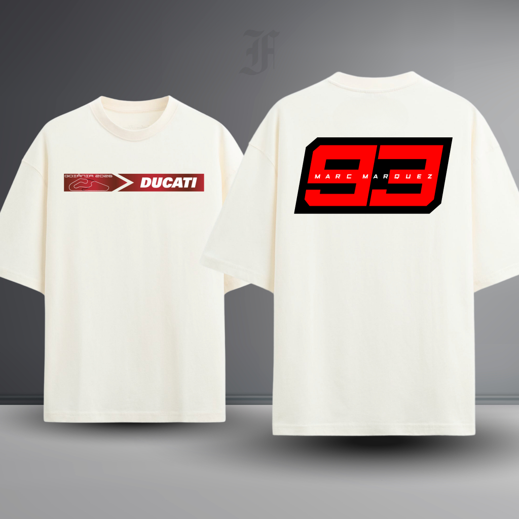 Camiseta Marc Márquez – Goiânia 2026 | MotoGP - Oversized Suedine Premium Edition