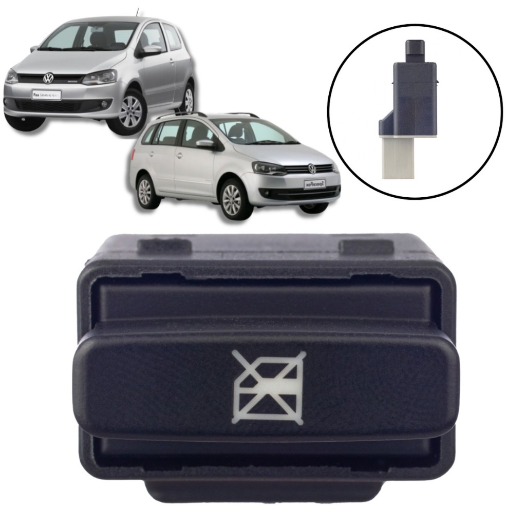 BOTÃO BLOQUEIO DE VIDRO VW FOX SPACEFOX 2010/2015
